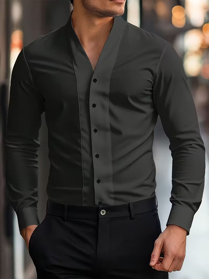 Abnar – Long Sleeve Shirt with Buttons