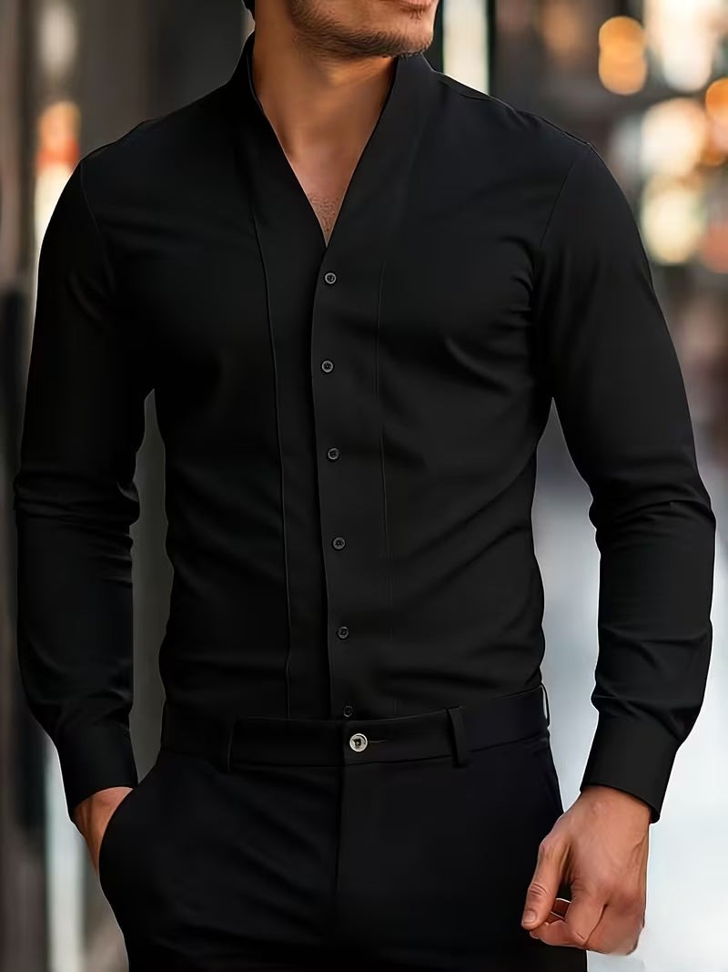 Abnar – Long Sleeve Shirt with Buttons