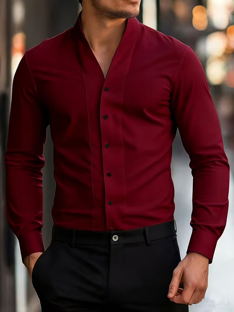 Abnar – Long Sleeve Shirt with Buttons