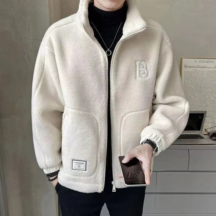 Achim – Faux Fur Jacket with Zipper