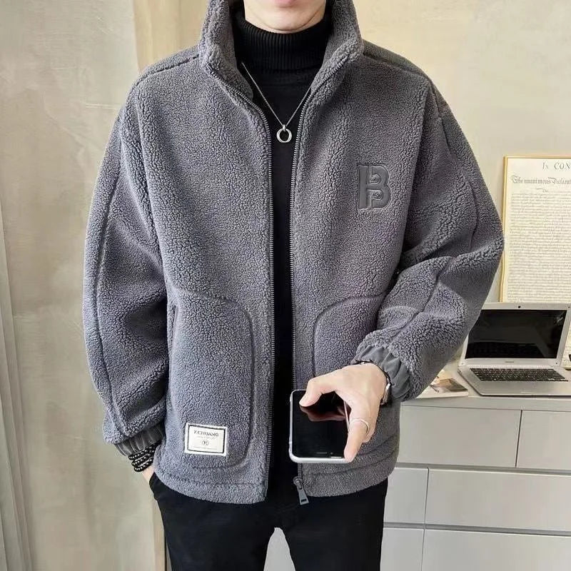 Achim – Faux Fur Jacket with Zipper