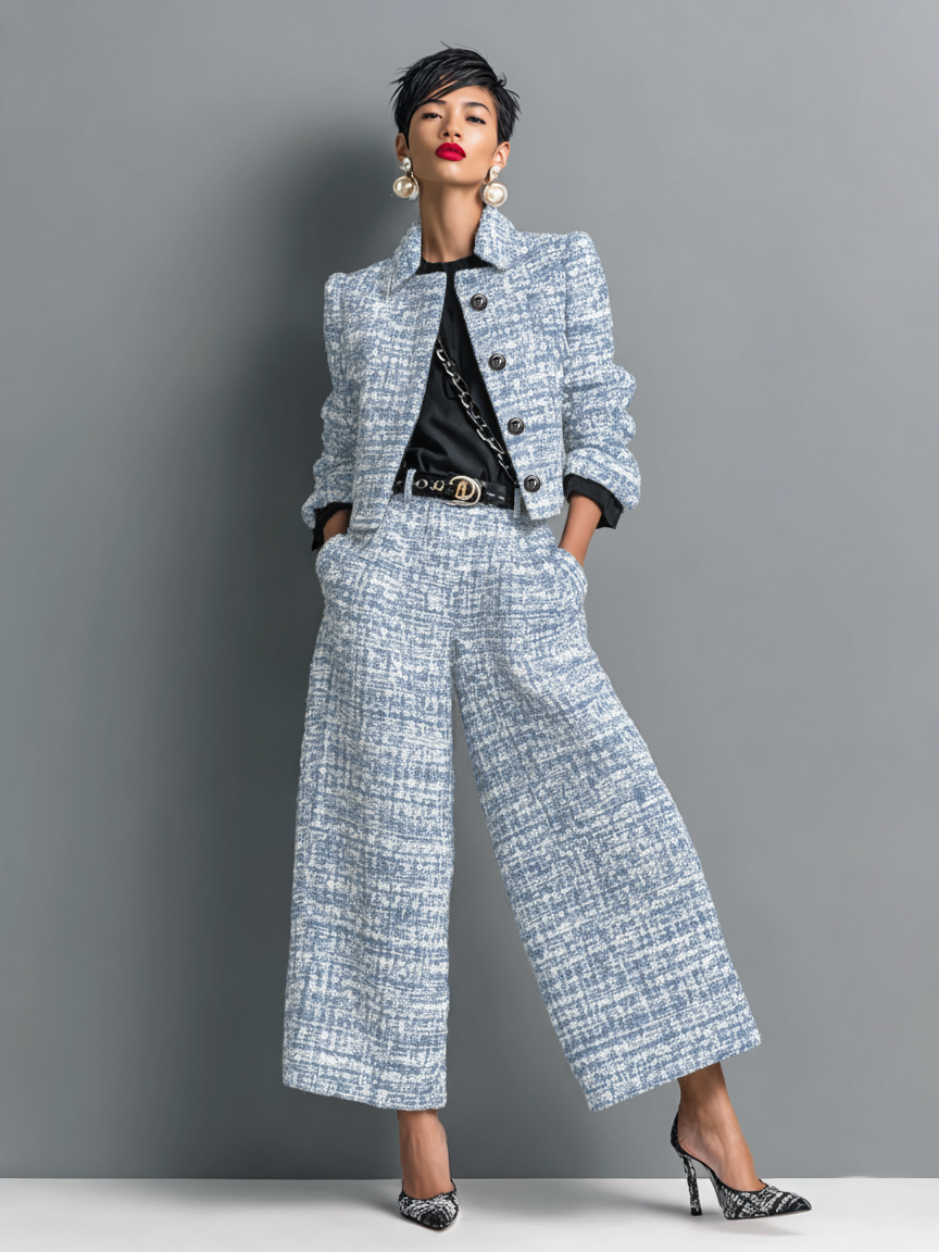 Aderet - Stylish Long Sleeve Jacket and Casual Pants