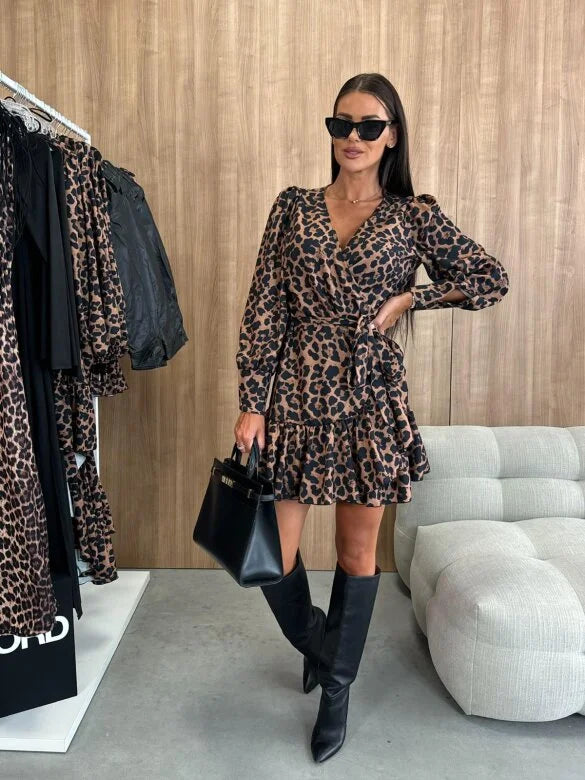 Adinda – Mini Dress with Floral Pattern