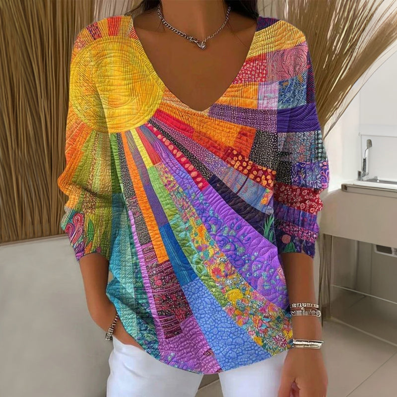 Aeliana – Fashionable Vintage Top
