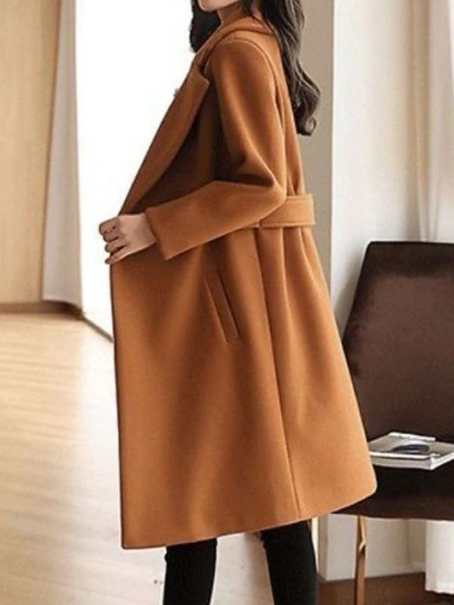 Aella – Elegant Long Wool Coat