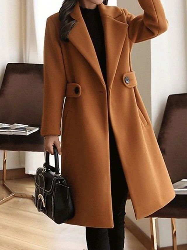 Aella – Elegant Long Wool Coat