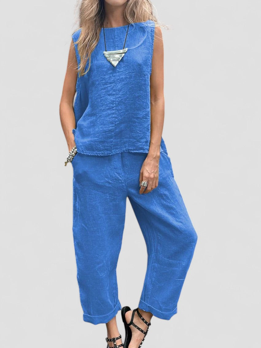 Ailith – Comfortable Sleeveless Top and Pants