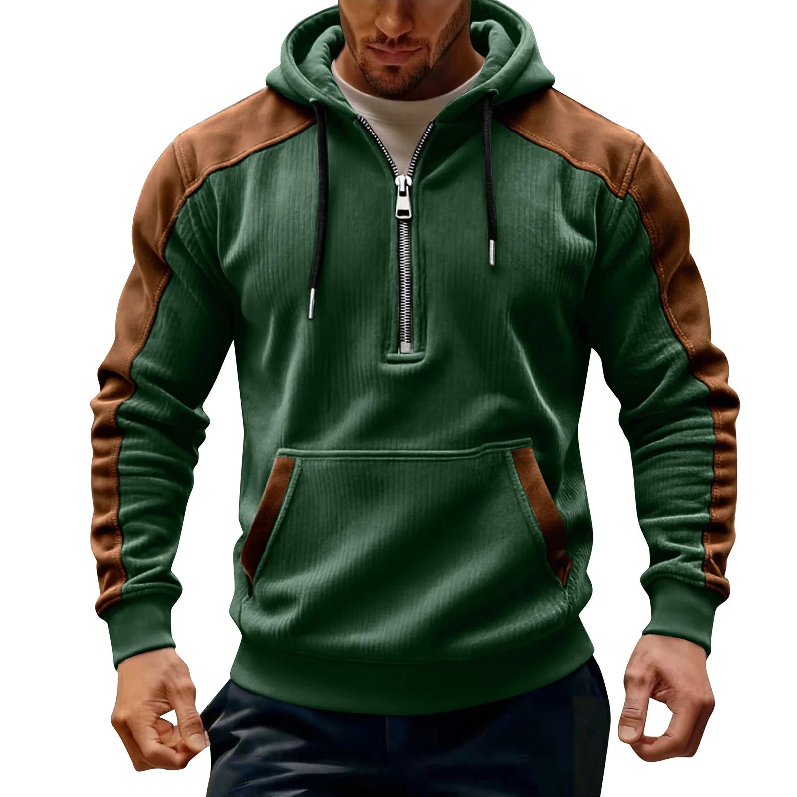 Aksel – Long Sleeve Pullover with Zipper