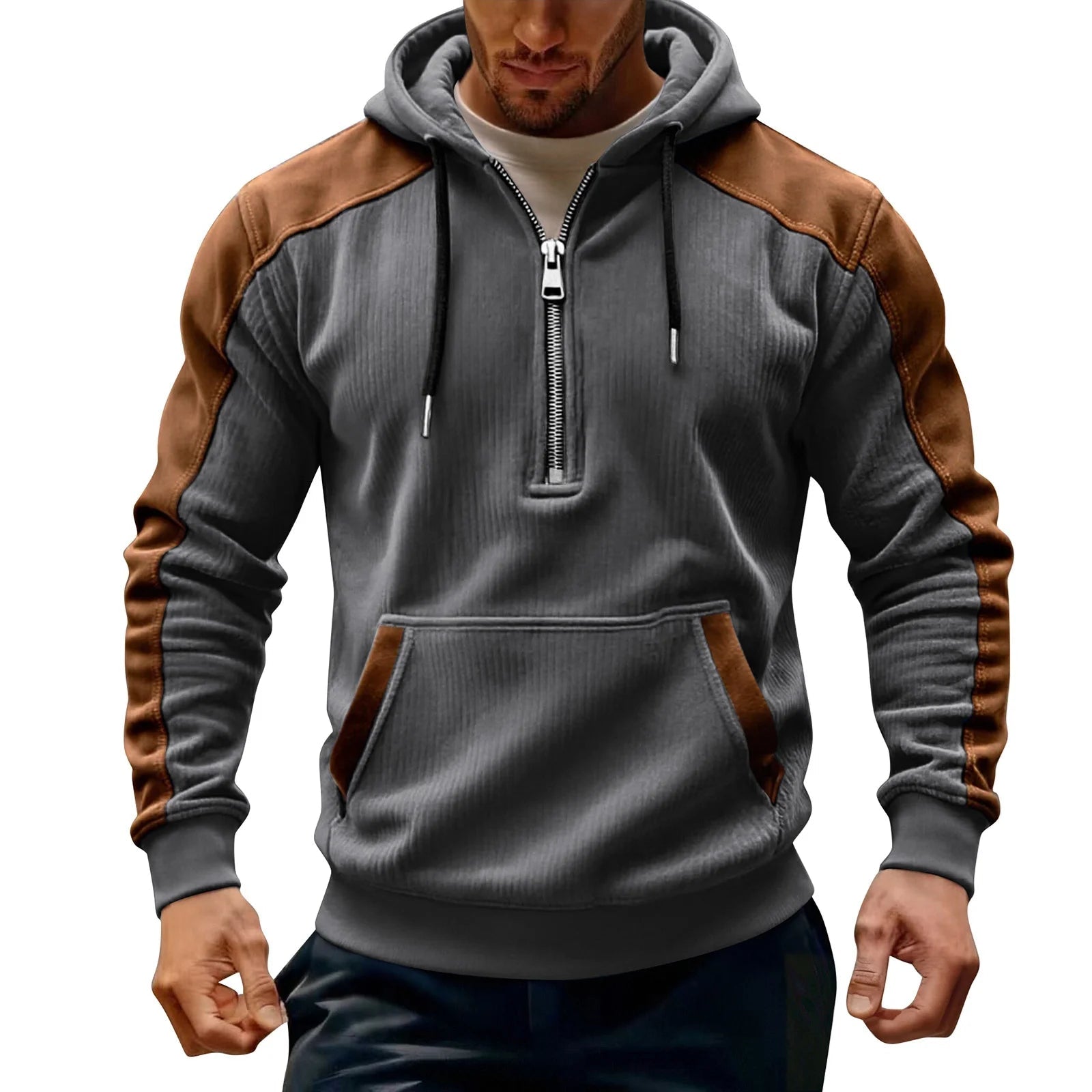 Aksel – Long Sleeve Pullover with Zipper