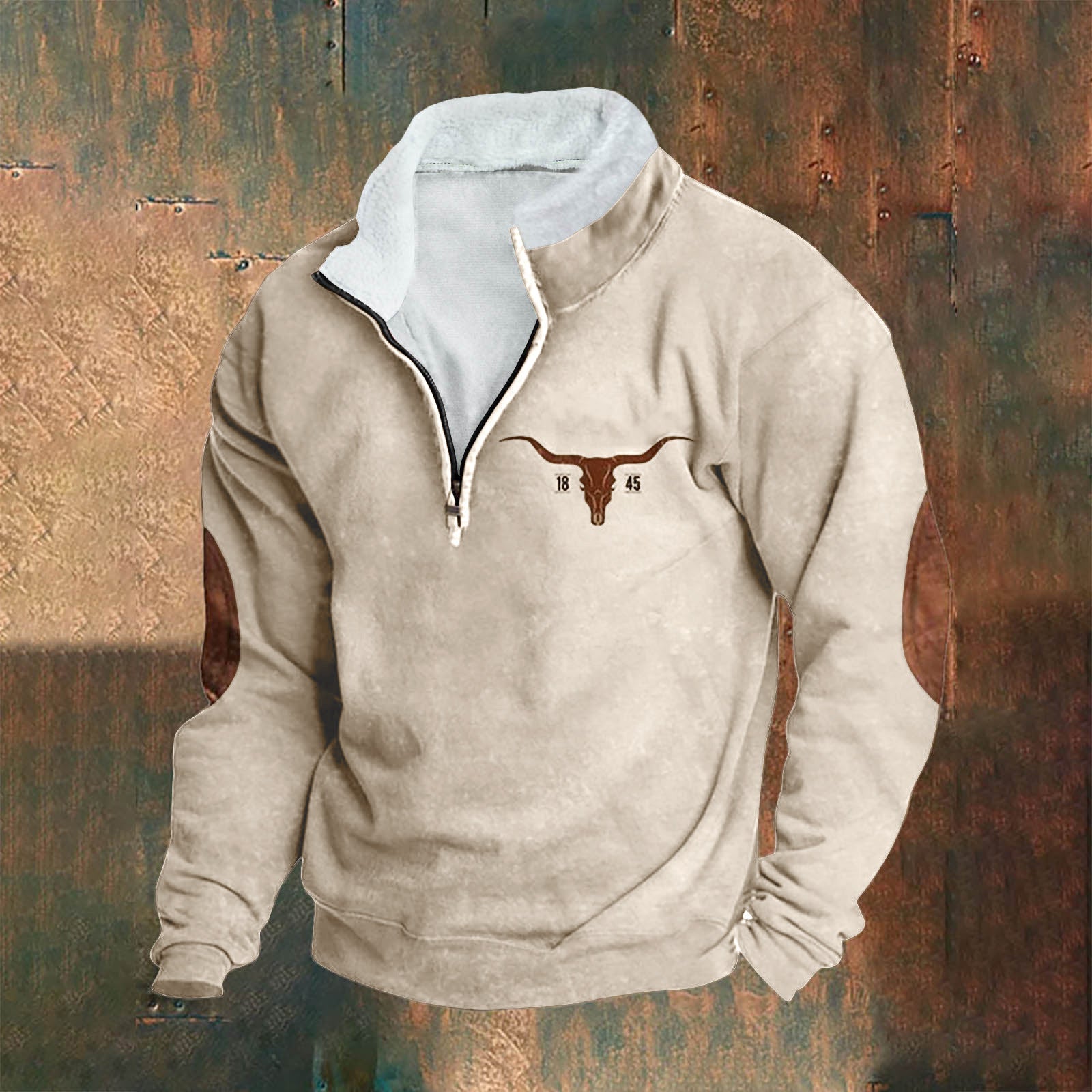 Aldo – Long Sleeve Pullover with Zipper