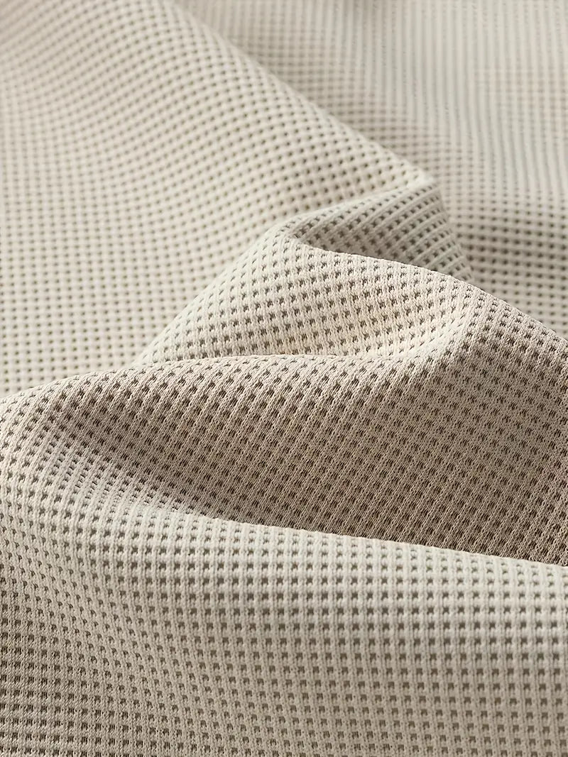 Aldous – Long-Sleeve Shirt with Waffle Pattern