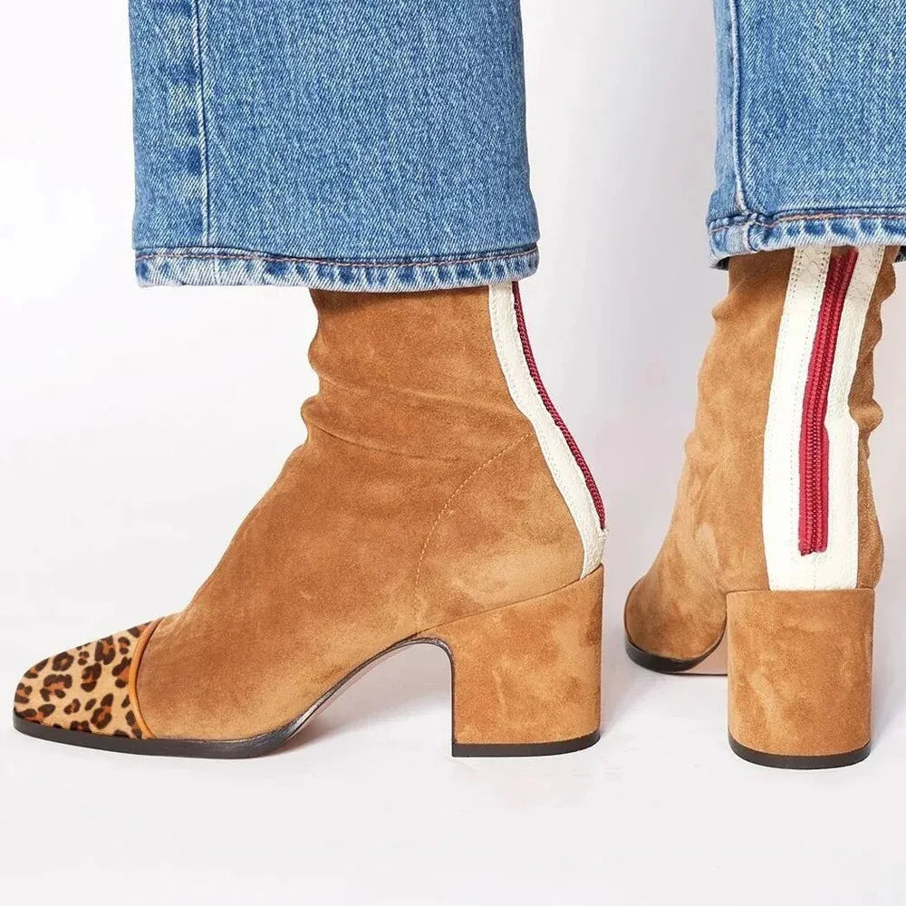 Aless – Elegant Ankle Boots Made of Suede
