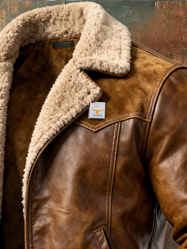 Alessandro – Casual Leather Jacket with Long Sleeves