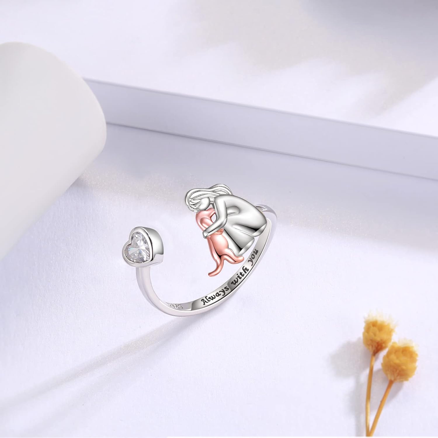 AlwaysPaw - Ring with Dog Symbol