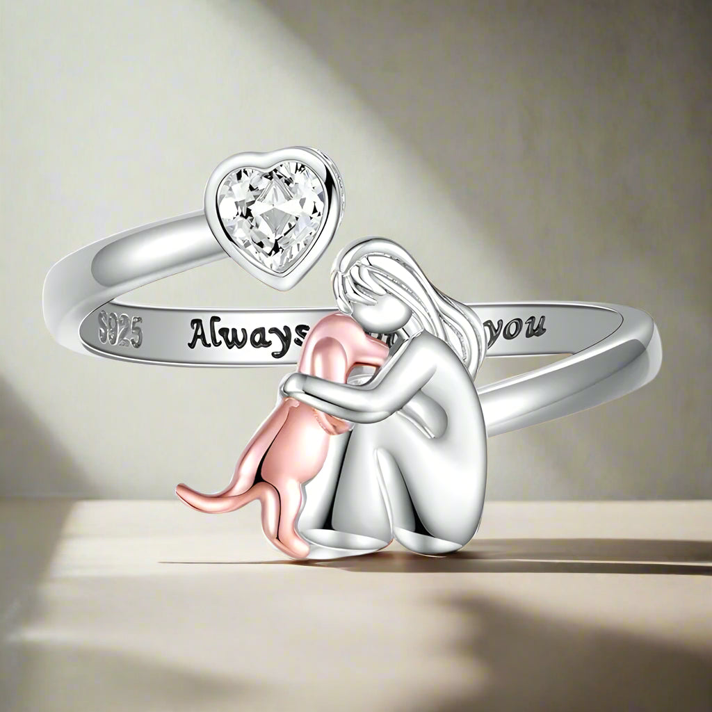 AlwaysPaw - Ring with Dog Symbol