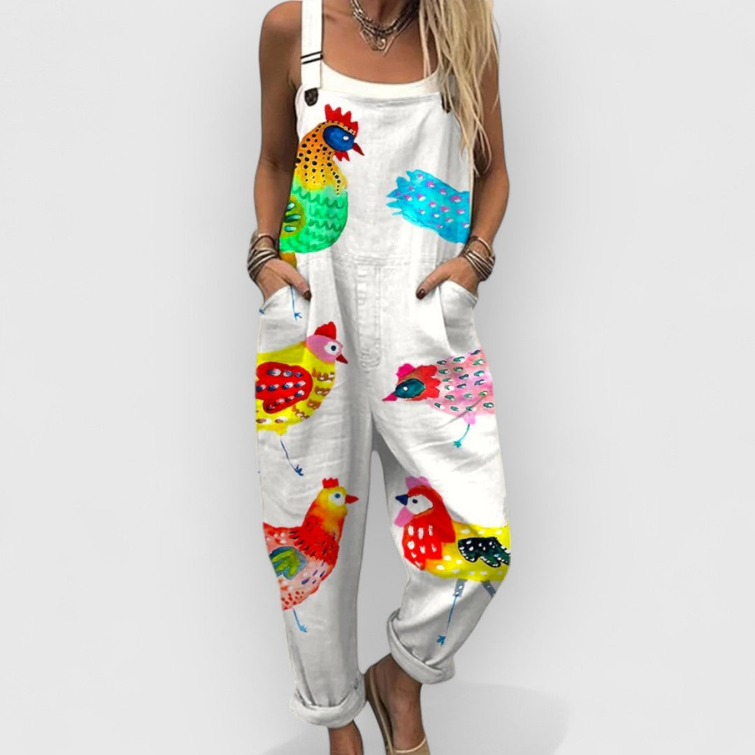 Amabel – Vintage Wide Leg Jumpsuit