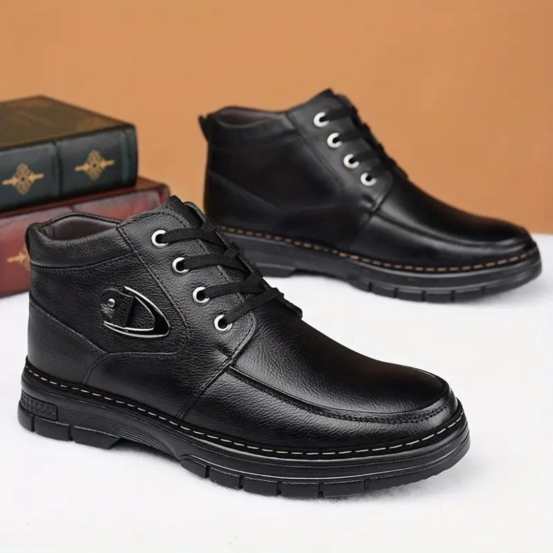 Amarjit – Fleece-Lined Leather Boots