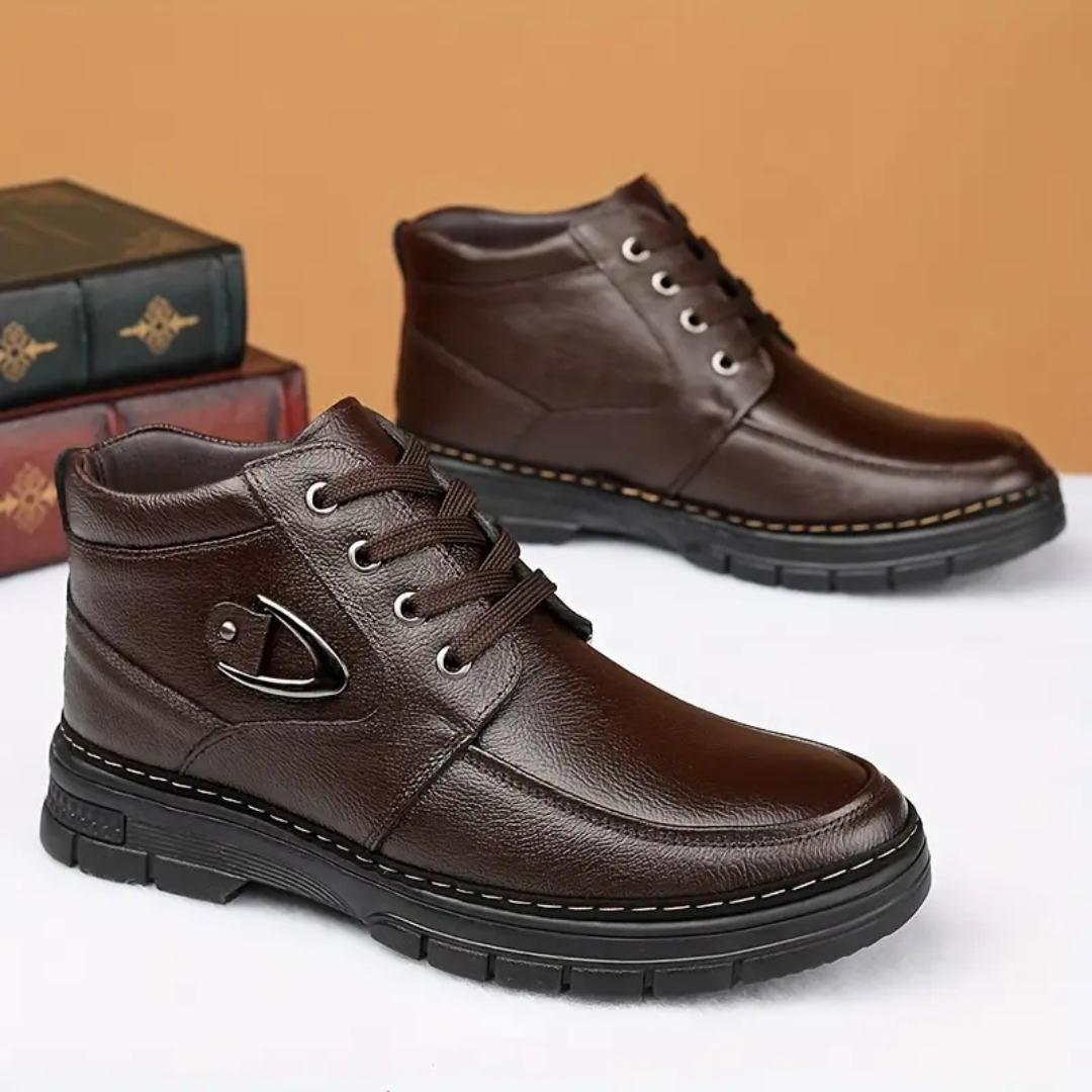 Amarjit – Fleece-Lined Leather Boots