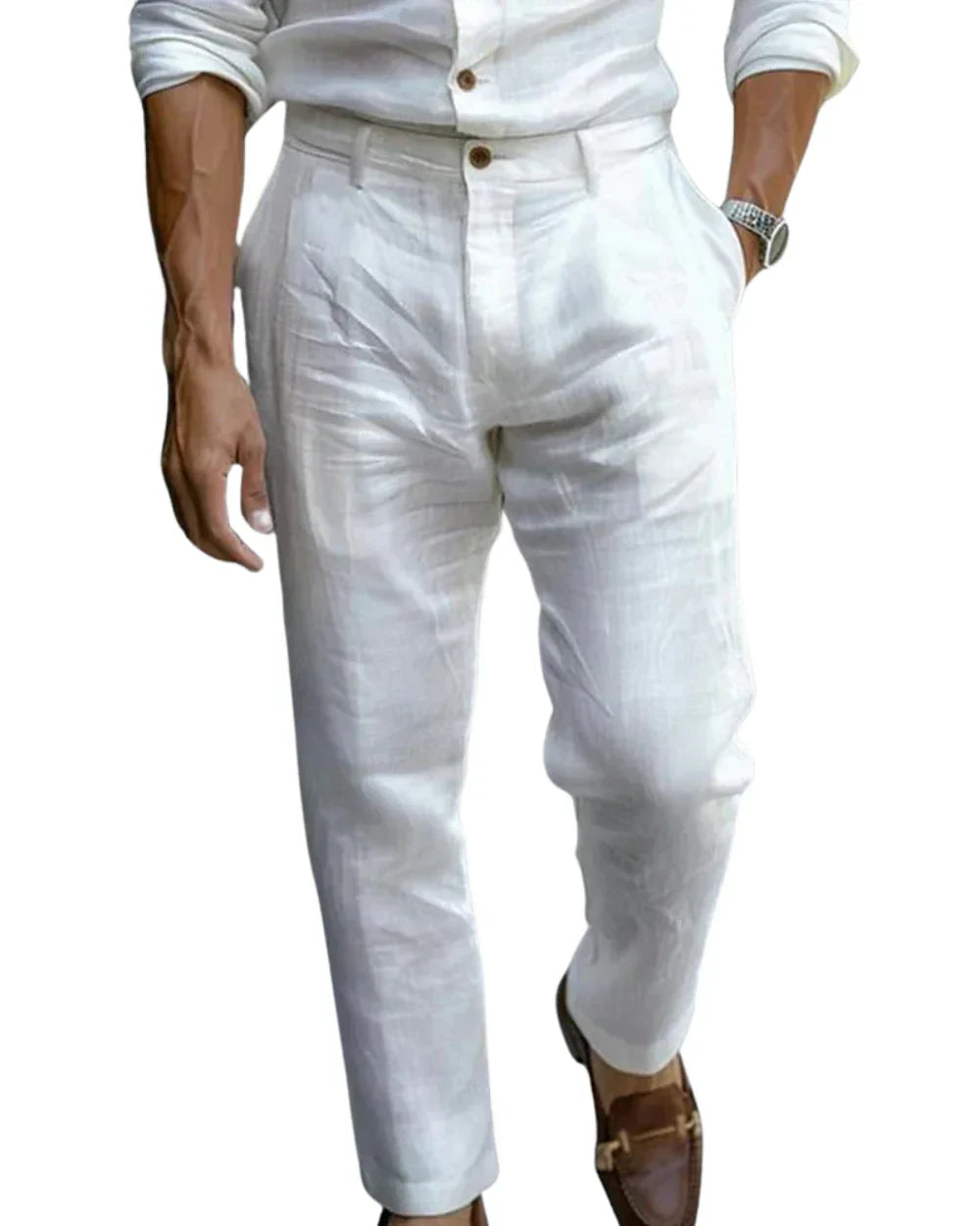 Aminuddin – Casual Loose Linen Pants