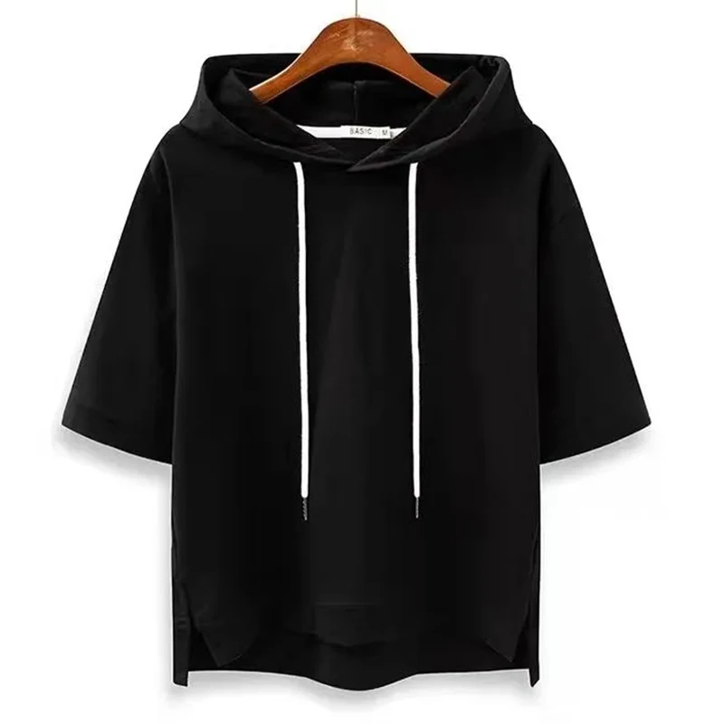 Angelita - Hoodie with Short Sleeves