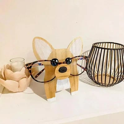 Animal Glasses Stand Made of Wood