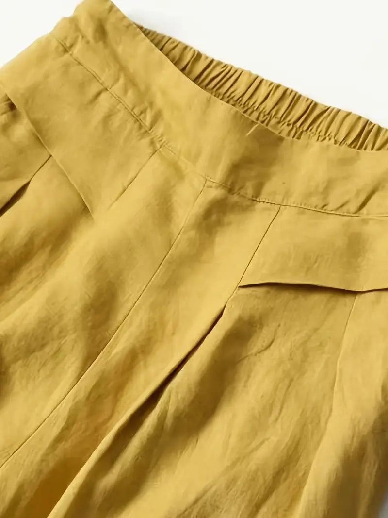 Anina - Wide Leg Linen Pants