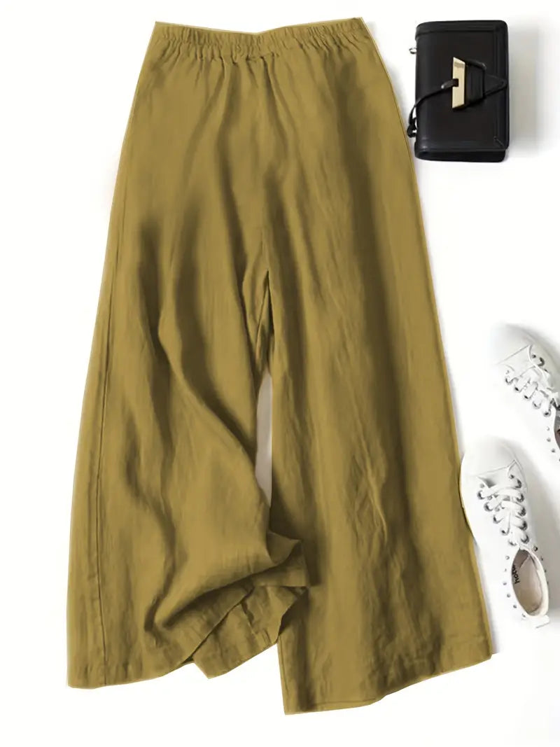 Anina - Wide Leg Linen Pants