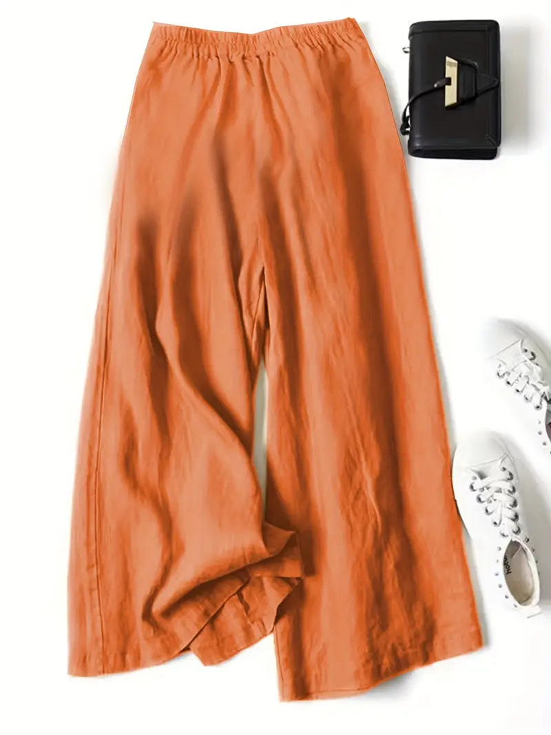 Anina - Wide Leg Linen Pants