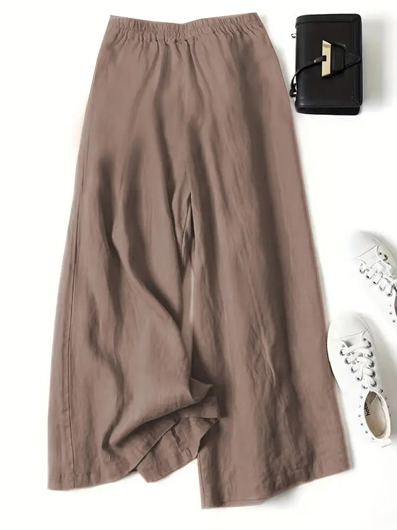 Anina - Wide Leg Linen Pants