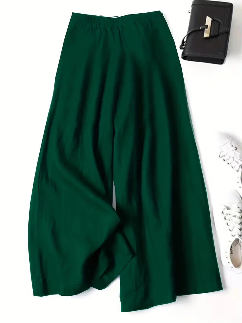 Anina - Wide Leg Linen Pants
