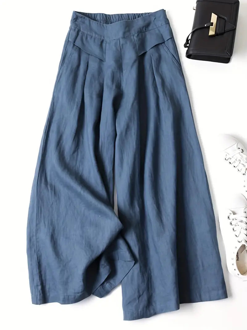 Anina - Wide Leg Linen Pants