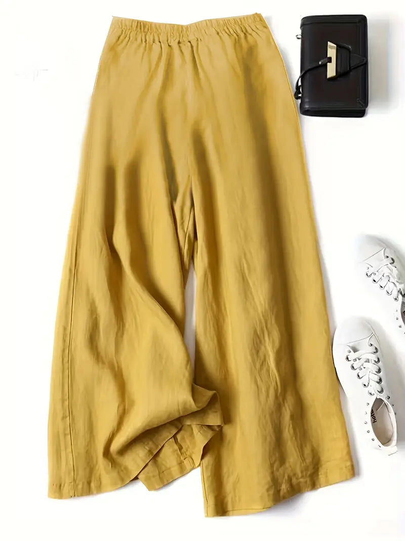 Anina - Wide Leg Linen Pants