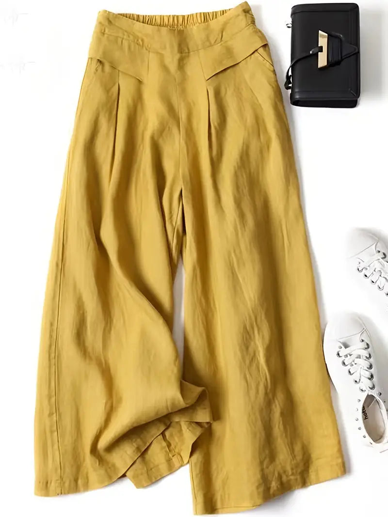 Anina - Wide Leg Linen Pants
