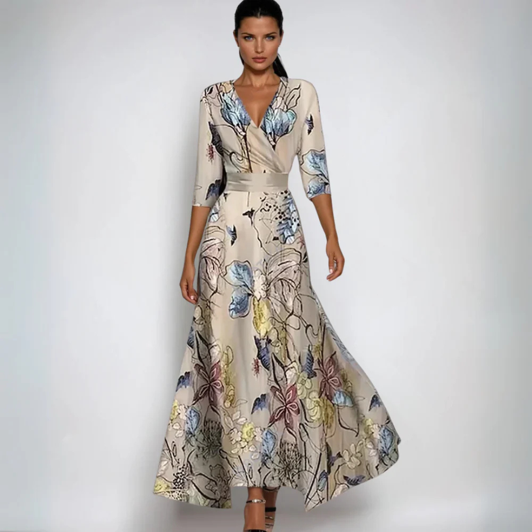 Annemiek – Luxurious Floral Dress