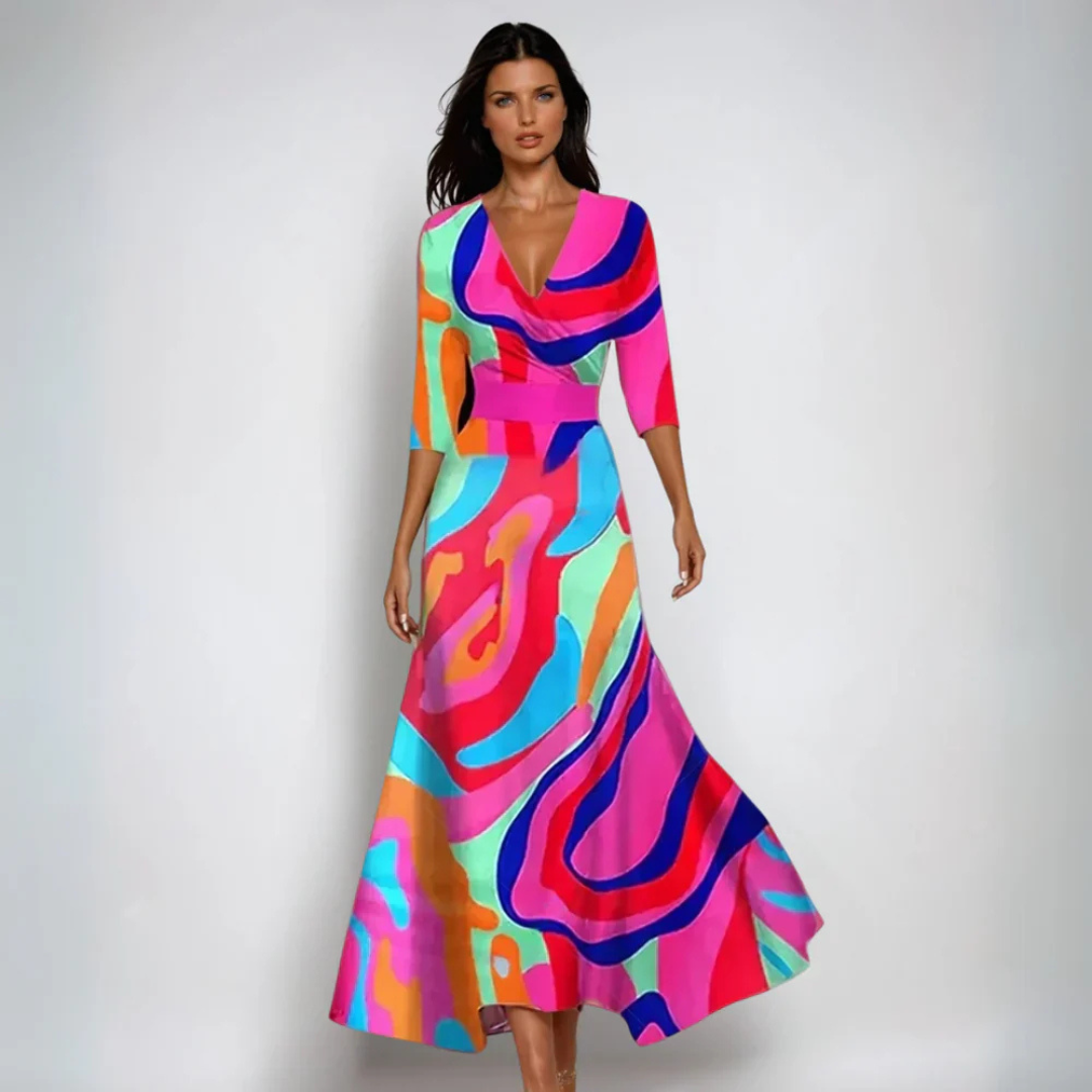 Annemiek – Luxurious Floral Dress
