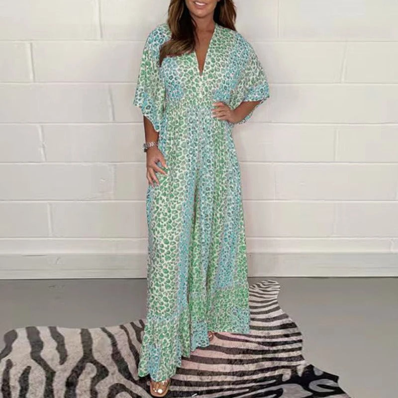 Anthea – Elegant Jumpsuit with V-Neck and High Waist