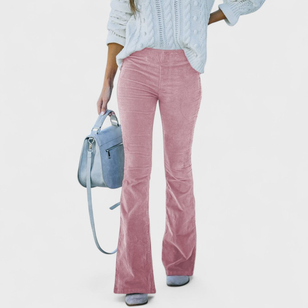 Arava - Cord Pants with Flared Leg