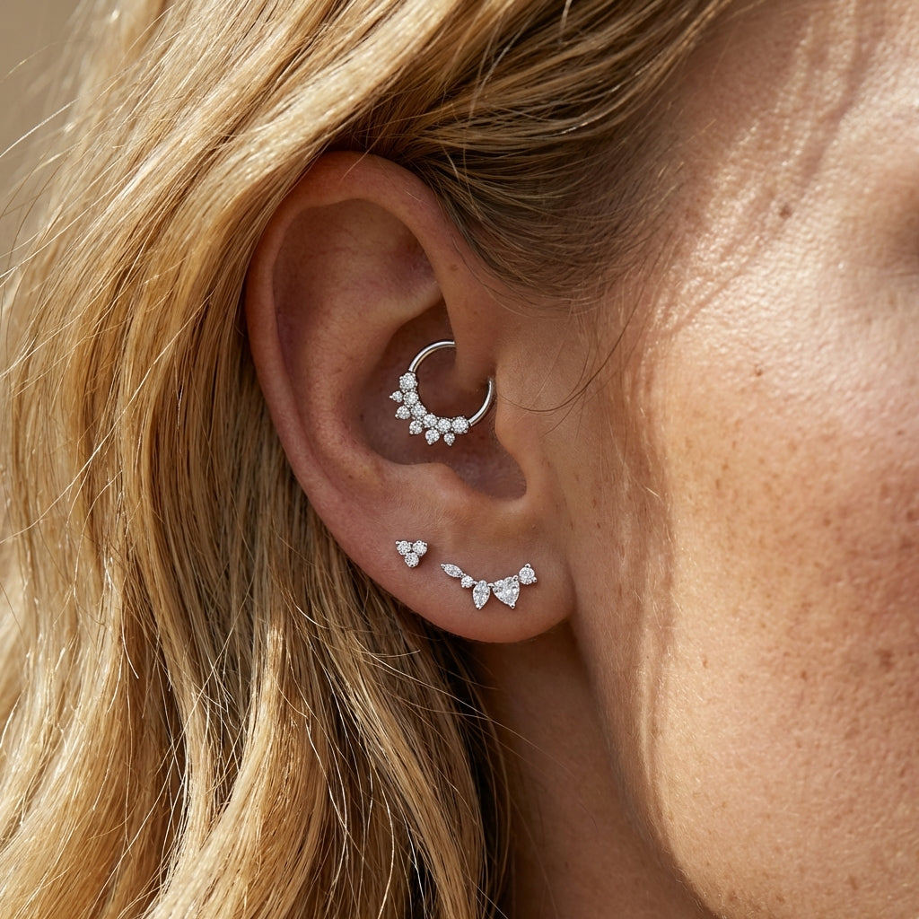 Arcelle Marquise Teardrop Flat Back Stud