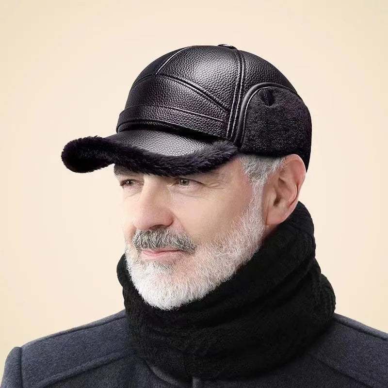 Arkadiusz – Fur Leather Cap