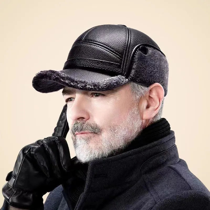 Arkadiusz – Fur Leather Cap