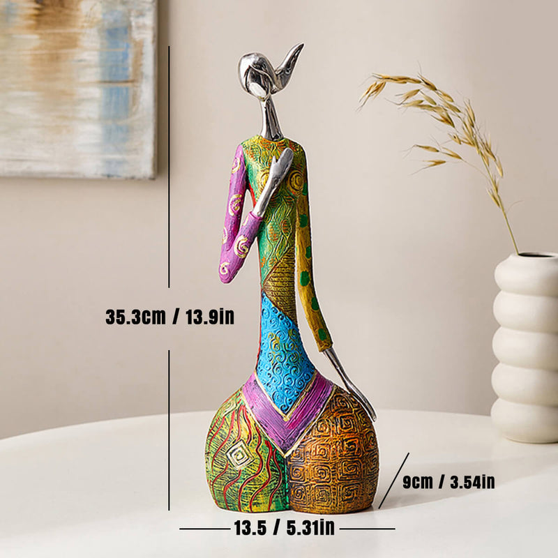 ArtMira – Abstract Colorful Women Statues