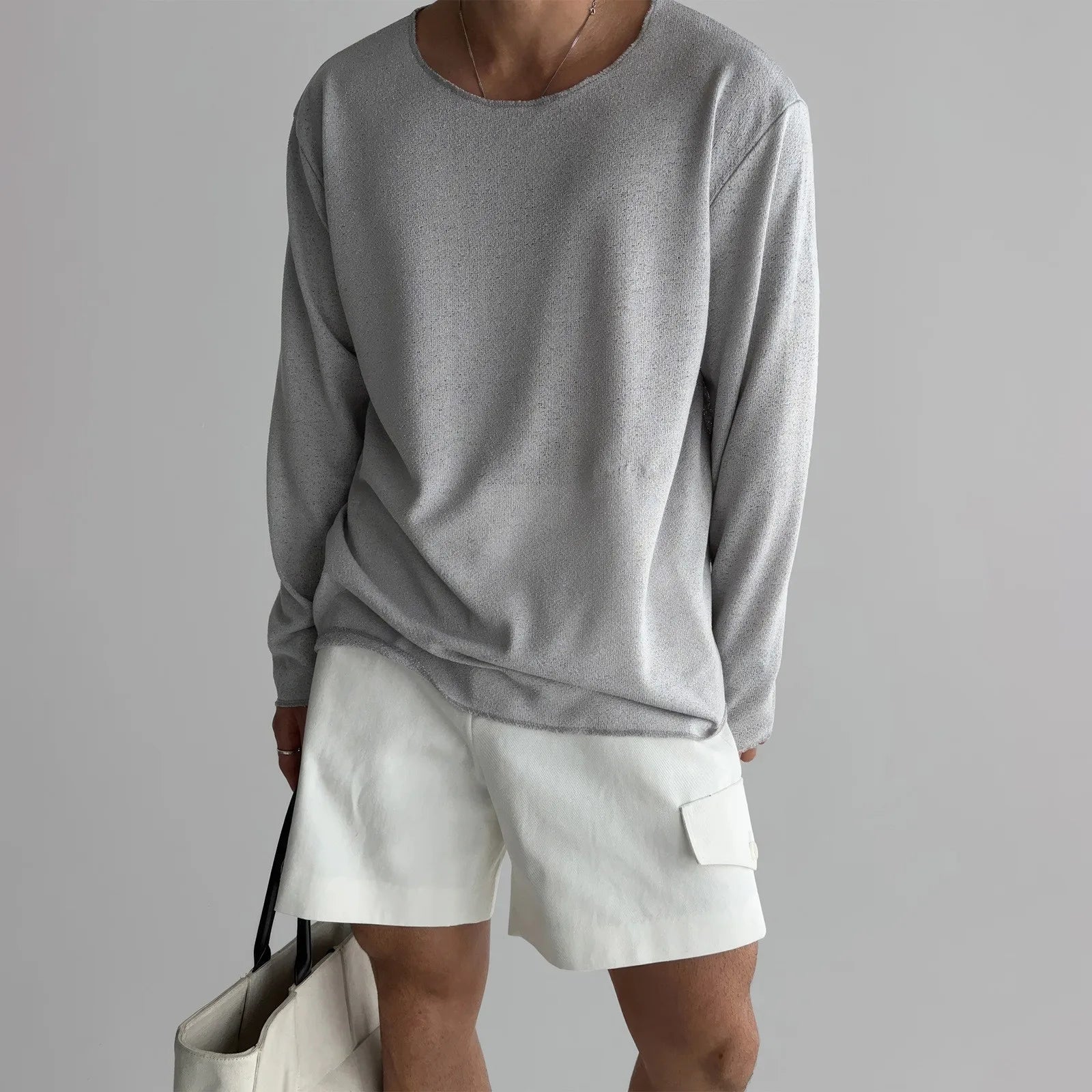 Arturo - Crew Neck Shirt with Long Sleeves