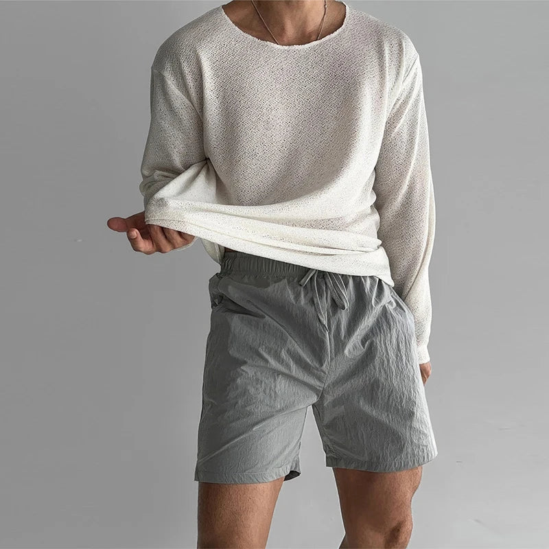 Arturo - Crew Neck Shirt with Long Sleeves