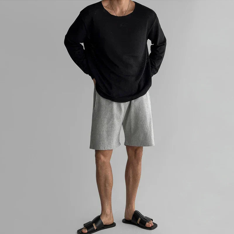 Arturo - Crew Neck Shirt with Long Sleeves
