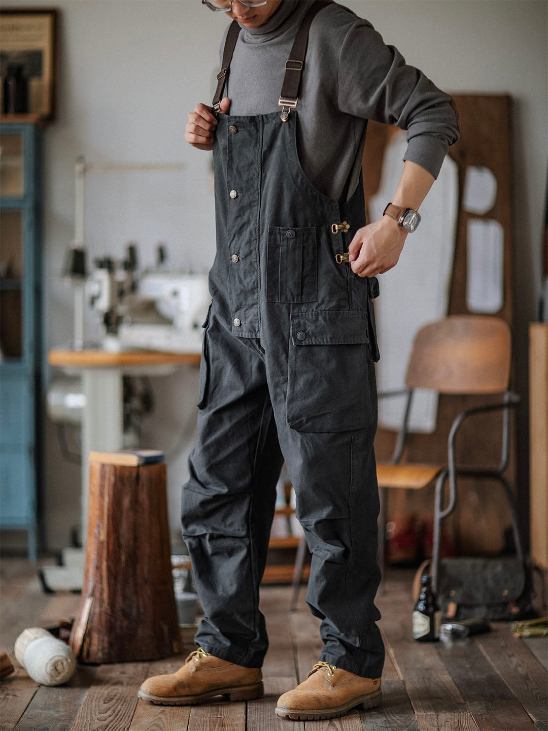 Ashton - Canvas Overalls