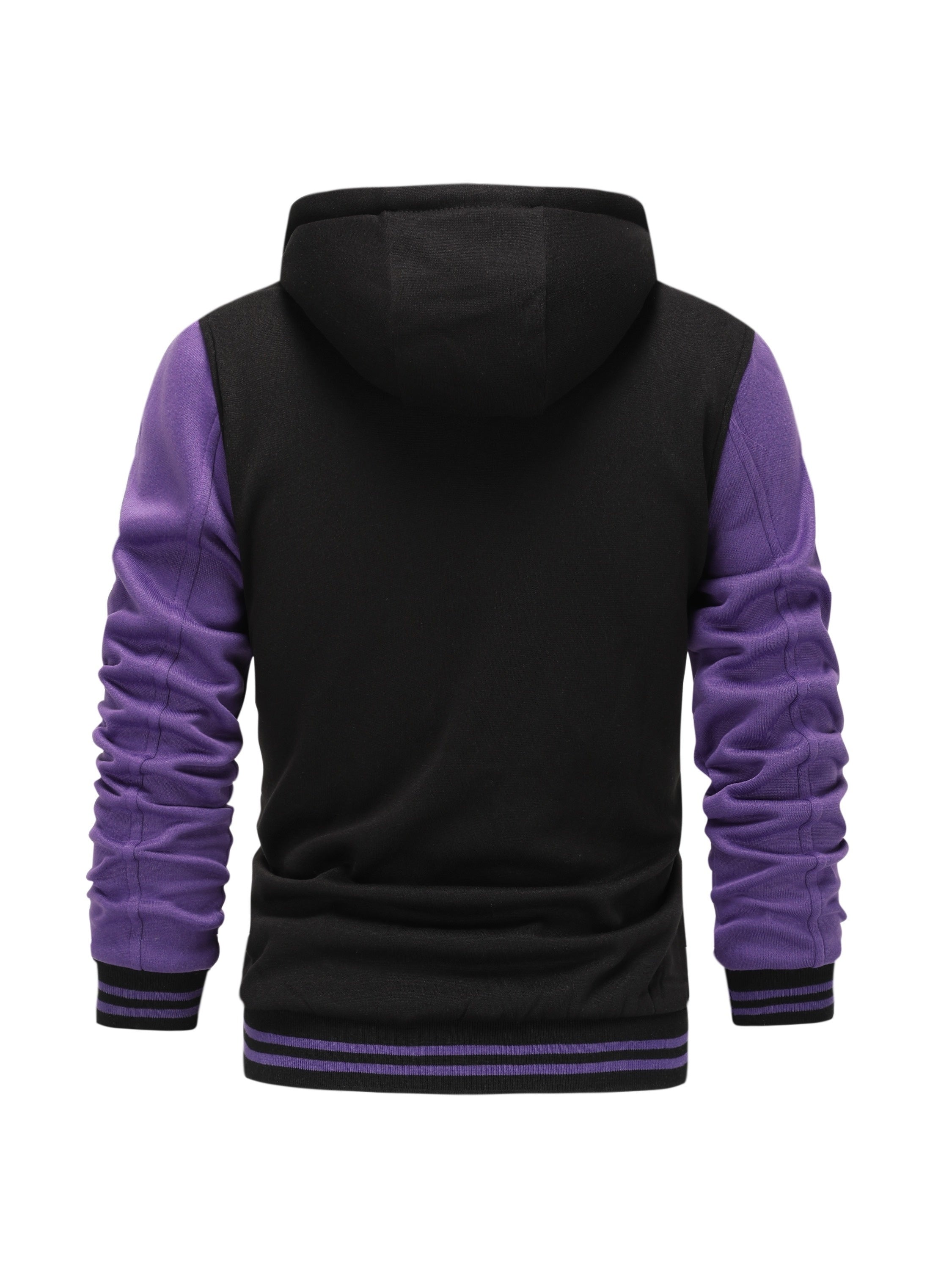 Askhat - Long-Sleeve Baseball Jacket with Hood