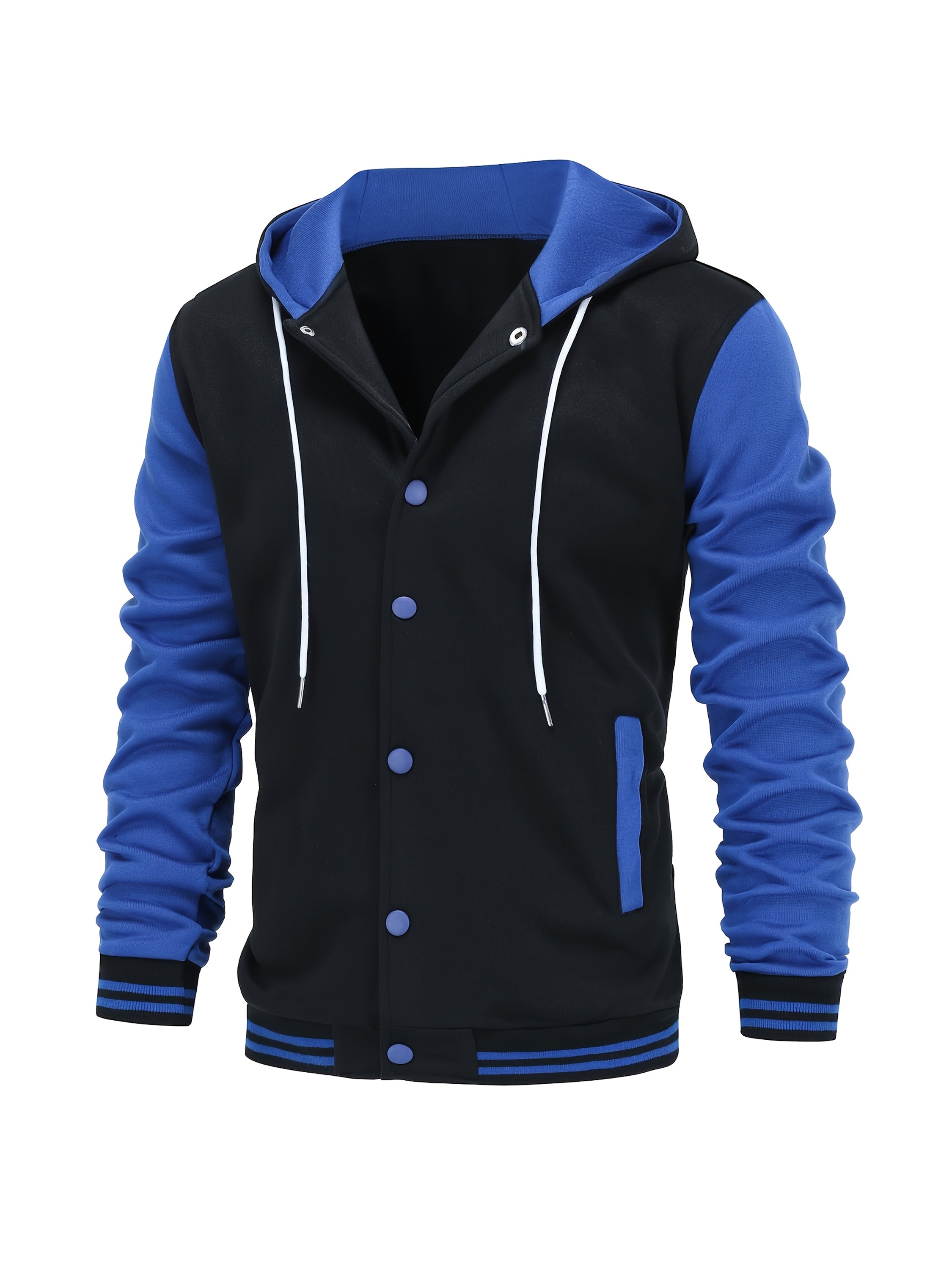 Askhat - Long-Sleeve Baseball Jacket with Hood