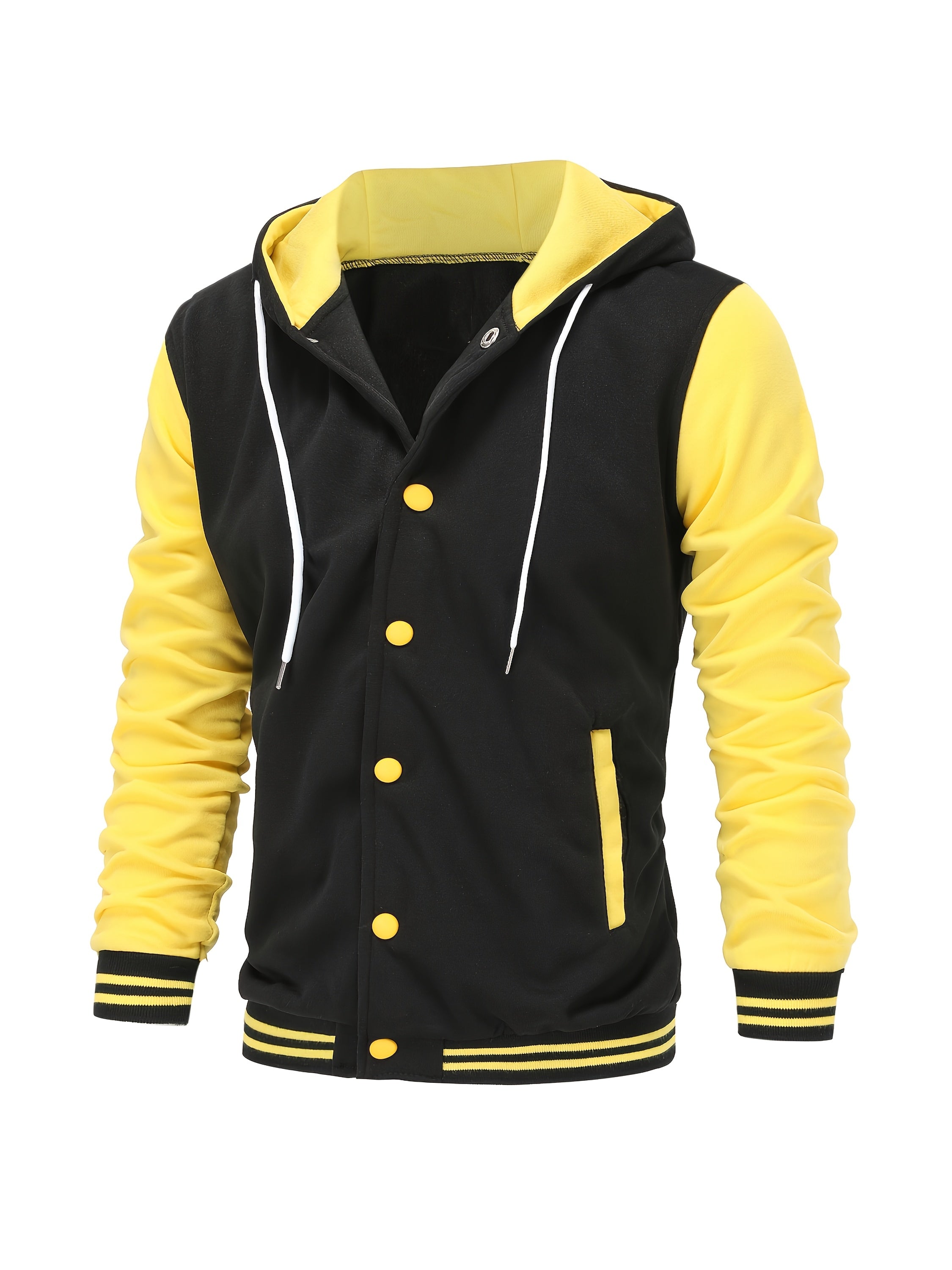 Askhat - Long-Sleeve Baseball Jacket with Hood