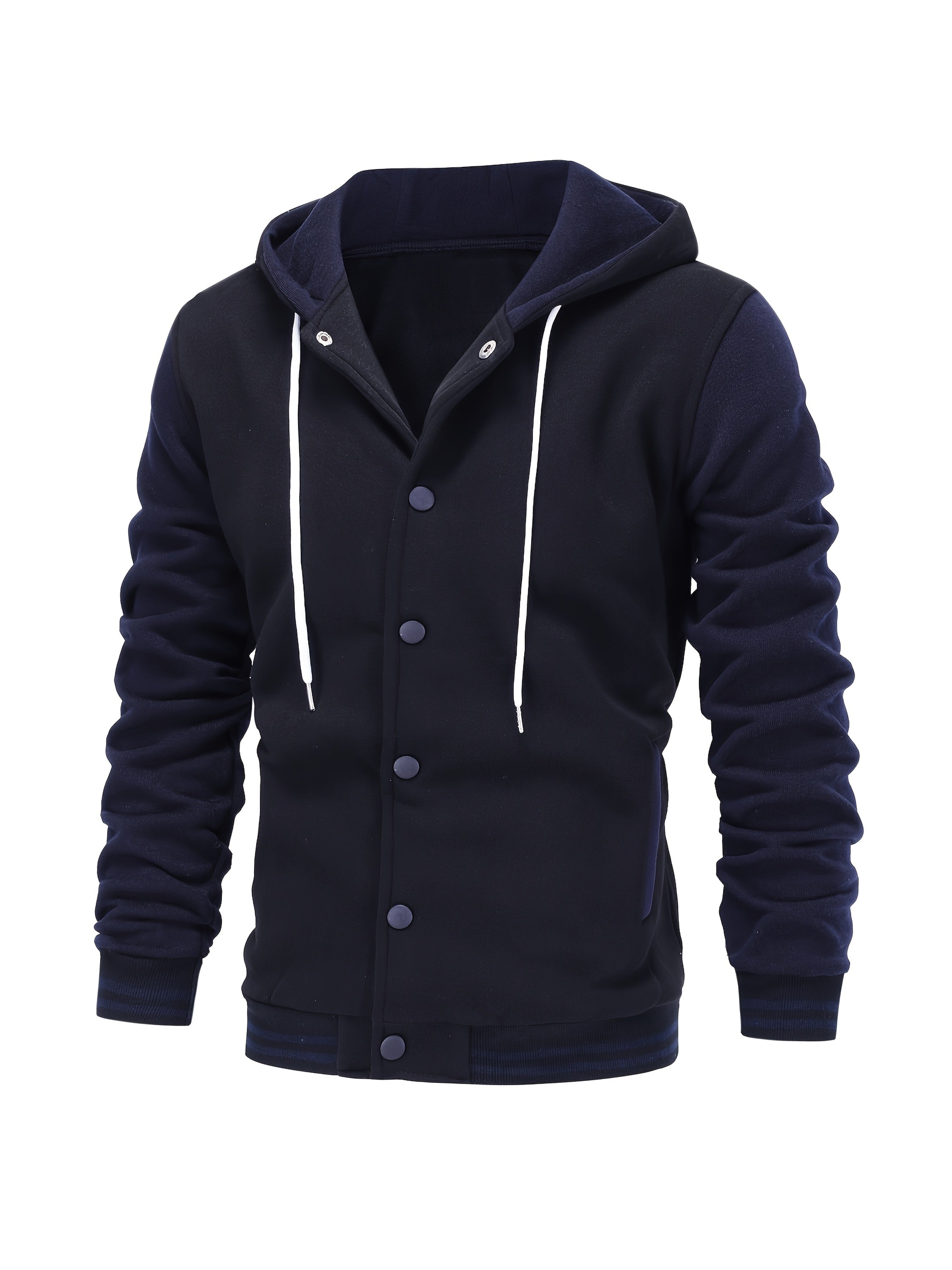 Askhat - Long-Sleeve Baseball Jacket with Hood