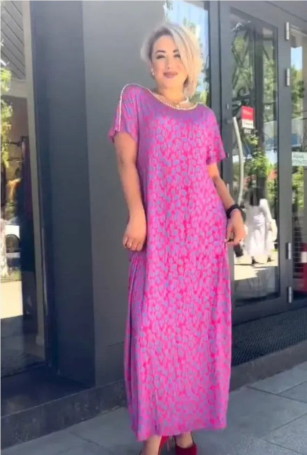 Aspasia – Bold and Airy Dress with Prints